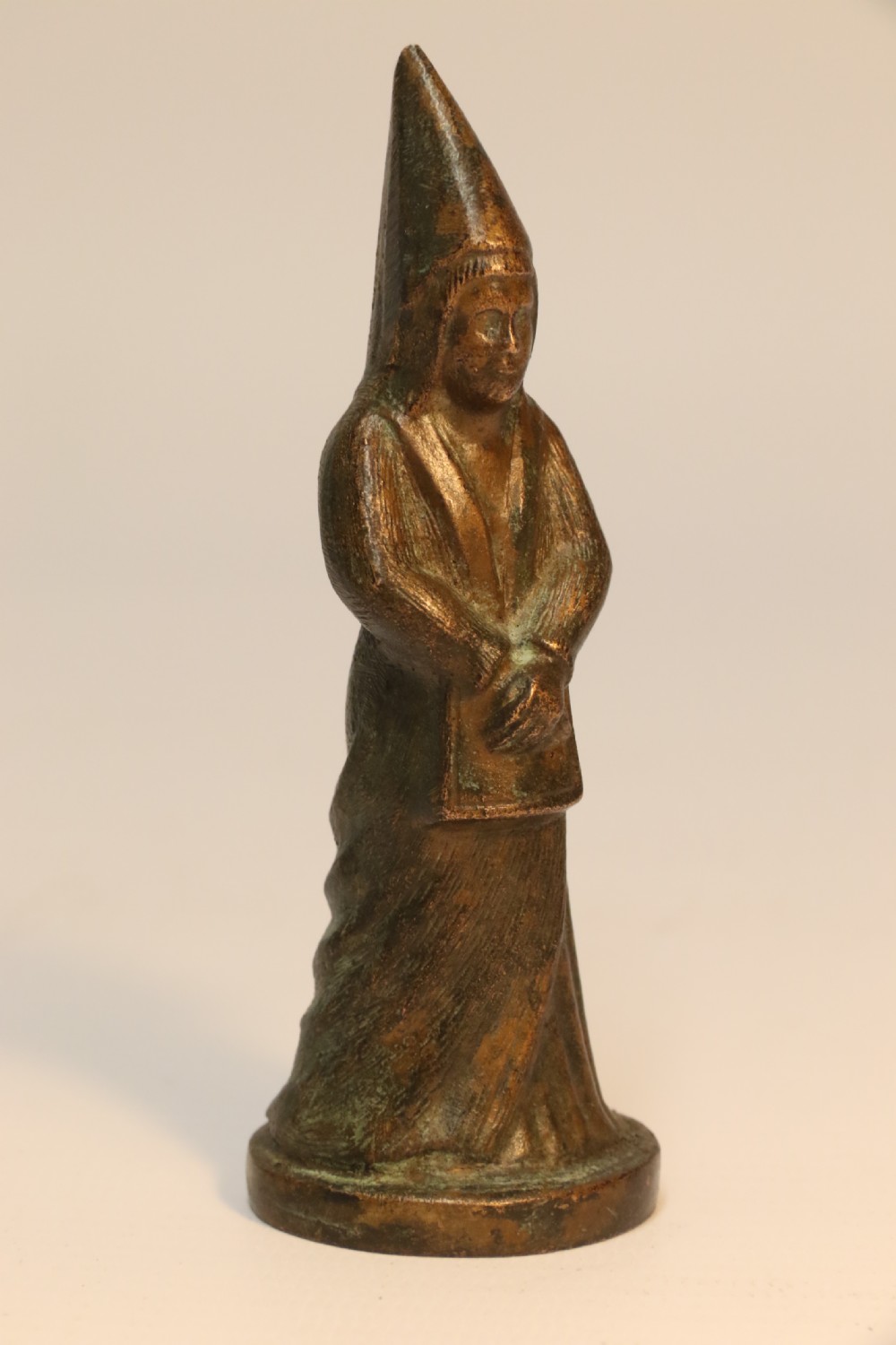 An Unusual Bronze and Nickel Chess Set View XIX