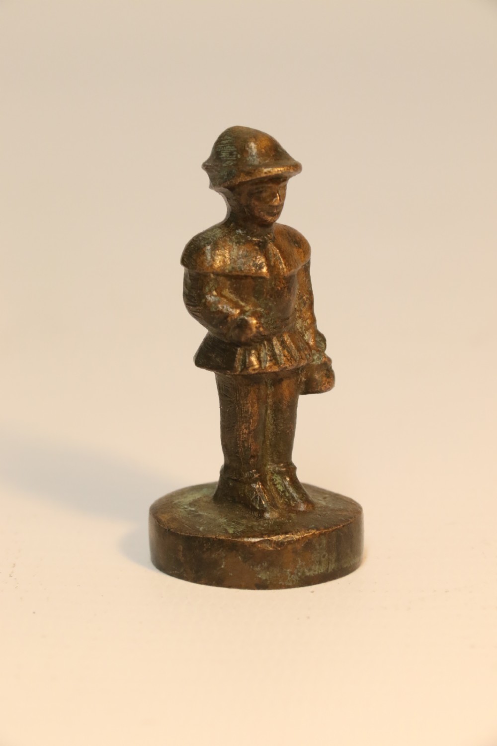 An Unusual Bronze and Nickel Chess Set View XX