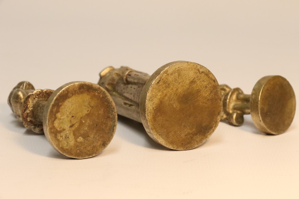 An Unusual Bronze and Nickel Chess Set View XXII