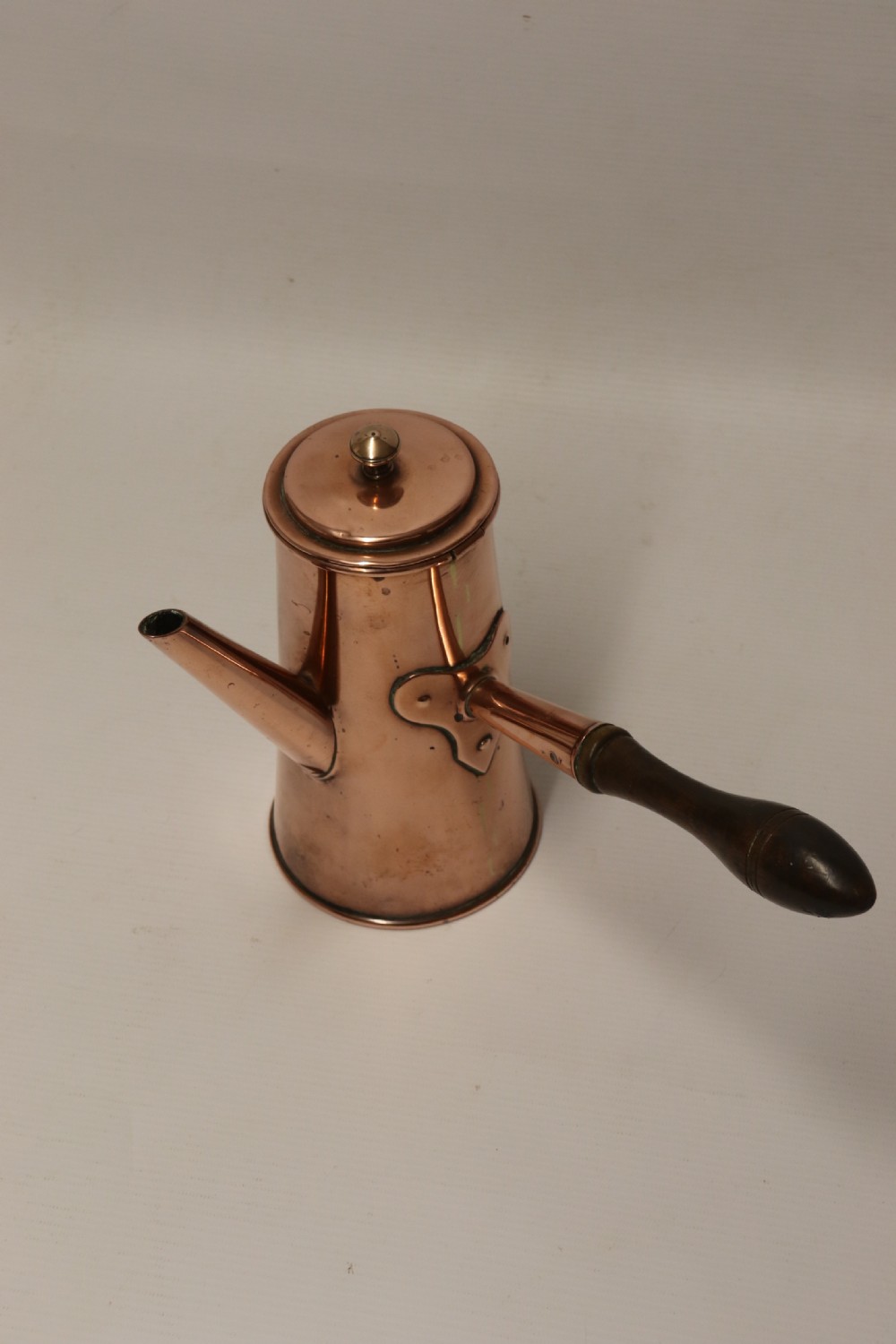 A Rare Georgian Copper Chocolate Pot View III