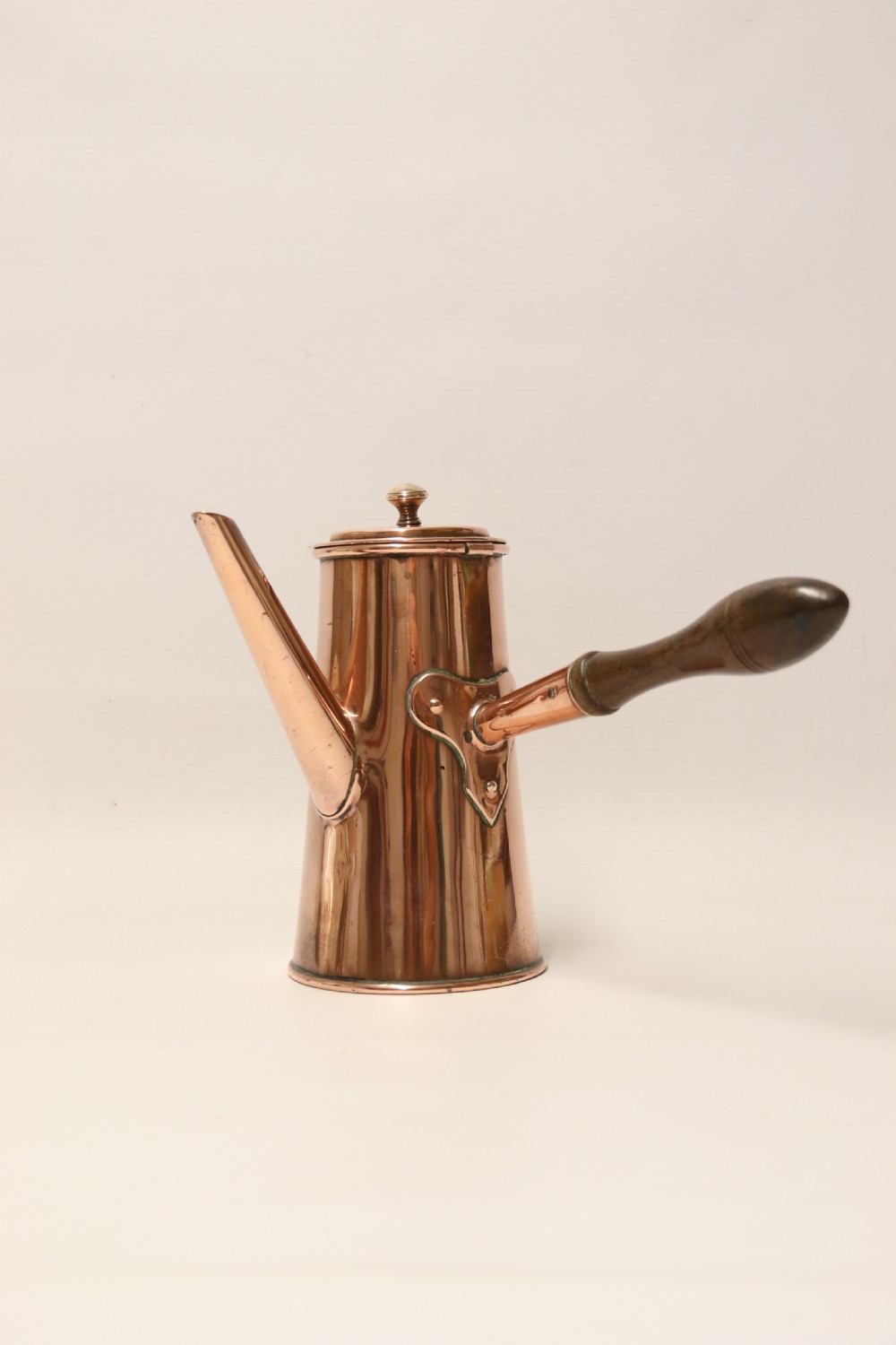 A Rare Georgian Copper Chocolate Pot View IV