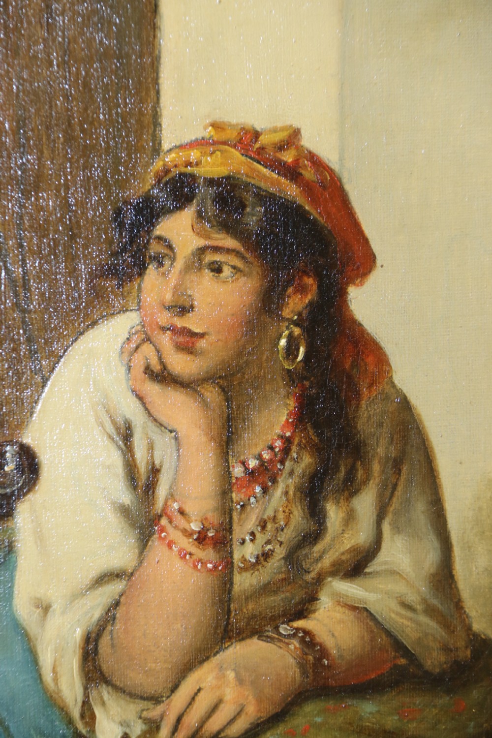 A Fine mid 19th century Italian Oil on Canvas, signed F Morelli View III