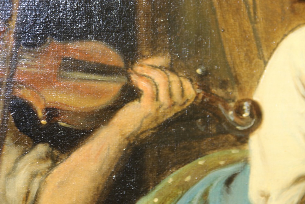 A Fine mid 19th century Italian Oil on Canvas, signed F Morelli View VIII