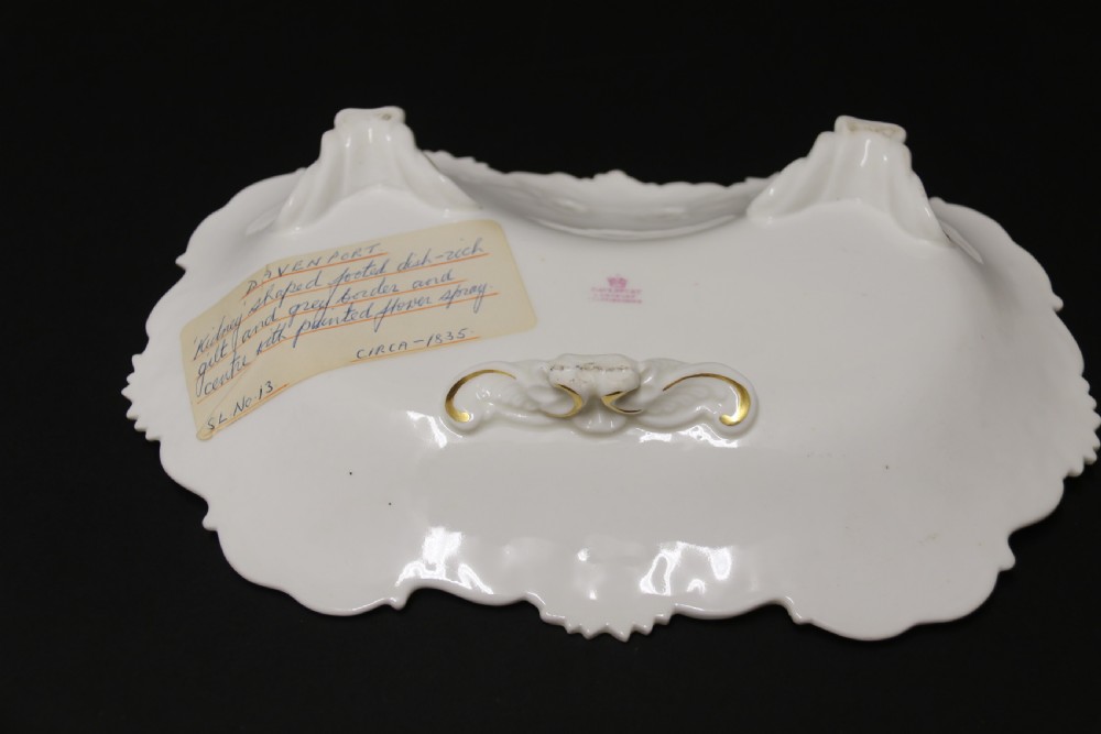 A fine early 19th c English Davenport Dish, Circa 1835 View X