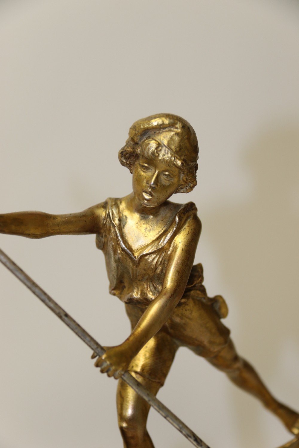 A fine silver and gilt bronze table centre piece in the form of a gondola  View IV