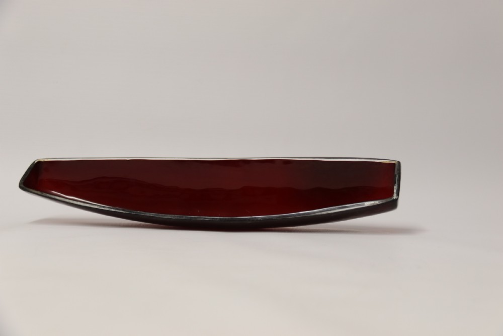 A fine silver and gilt bronze table centre piece in the form of a gondola  View XIX