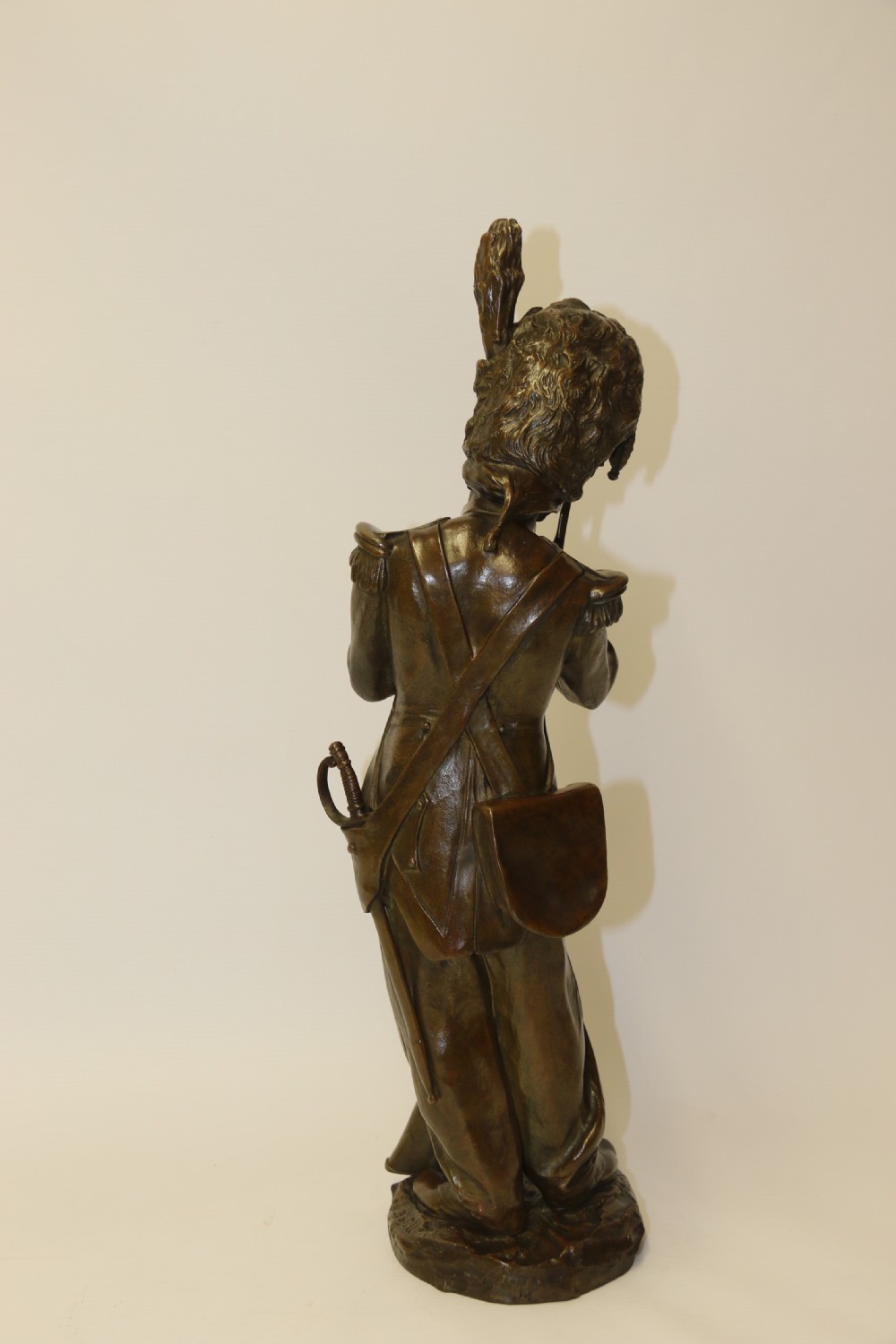 A fine French Bronze Study of a Napoleonic Soldier by Antoine Bofill. View V