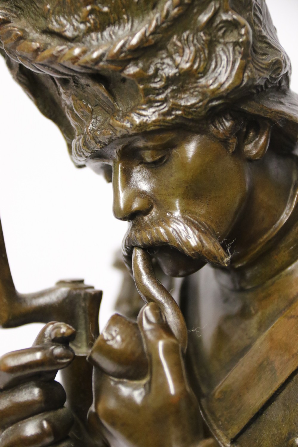 A fine French Bronze Study of a Napoleonic Soldier by Antoine Bofill. View VIII
