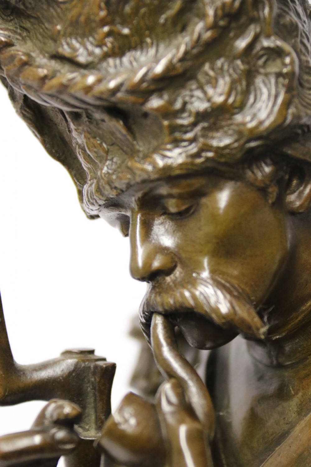 A fine French Bronze Study of a Napoleonic Soldier by Antoine Bofill. View IX