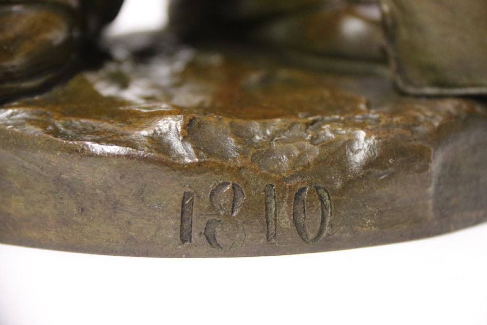 A fine French Bronze Study of a Napoleonic Soldier by Antoine Bofill. View XI