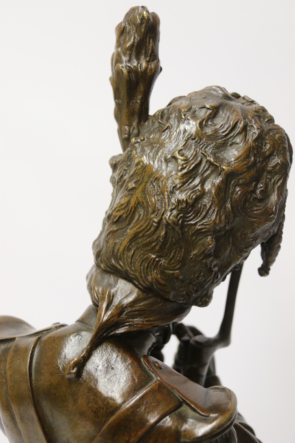 A fine French Bronze Study of a Napoleonic Soldier by Antoine Bofill. View XV