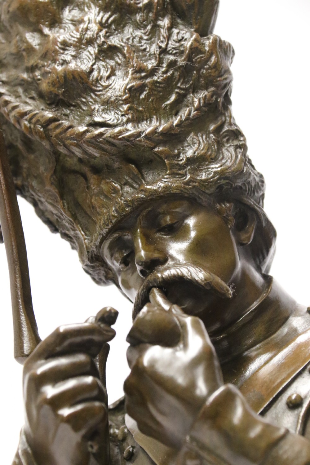 A fine French Bronze Study of a Napoleonic Soldier by Antoine Bofill. View XIX