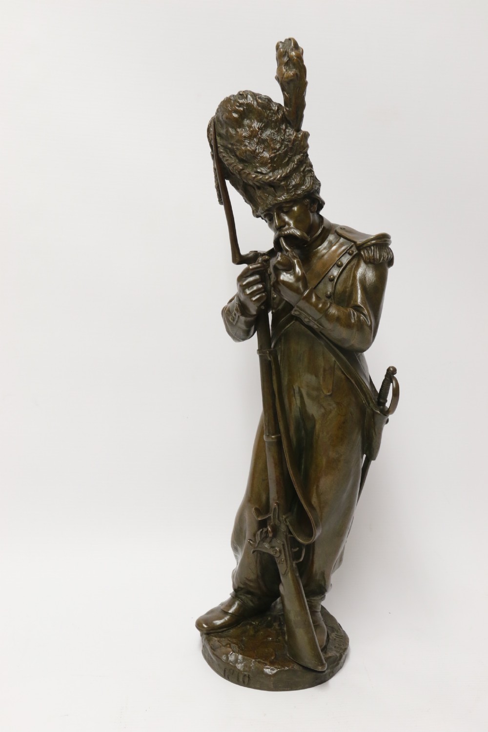 A fine French Bronze Study of a Napoleonic Soldier by Antoine Bofill. View XXI