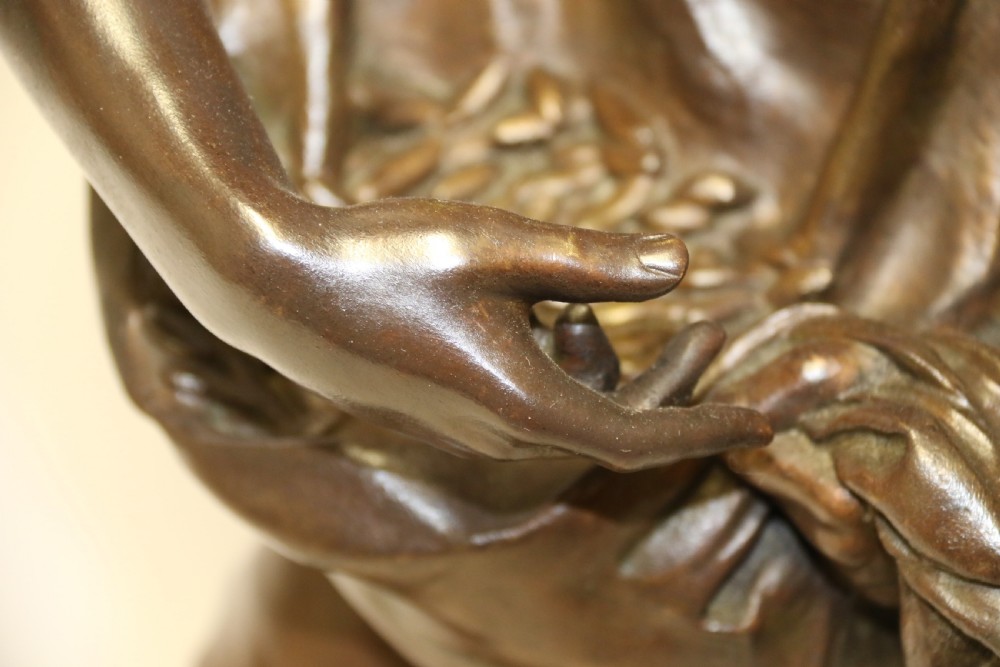 A large 19th c bronze sculpture by Henri Ple  View XI