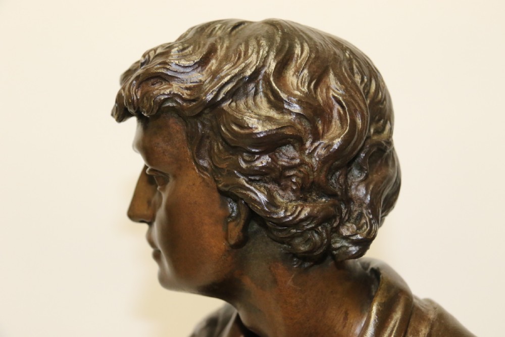 A large 19th c bronze sculpture by Henri Ple  View XIII