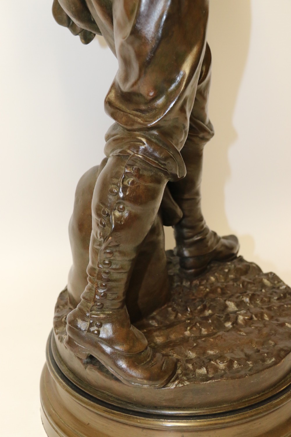 A large 19th c bronze sculpture by Henri Ple  View XV