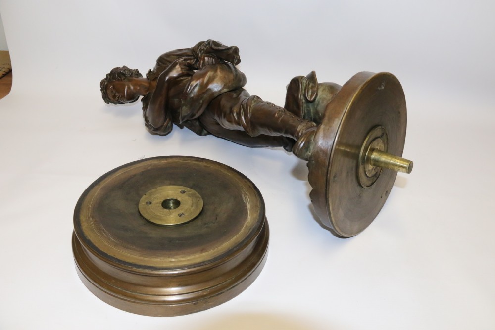 A large 19th c bronze sculpture by Henri Ple  View XX