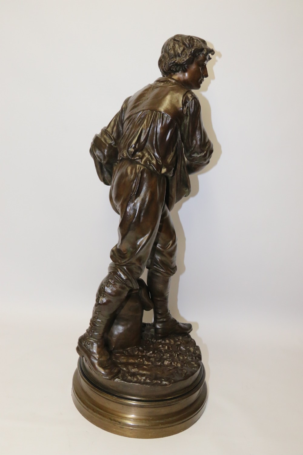 A large 19th c bronze sculpture by Henri Ple  View V