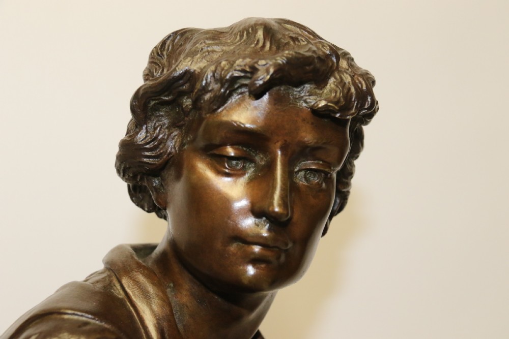 A large 19th c bronze sculpture by Henri Ple  View VI