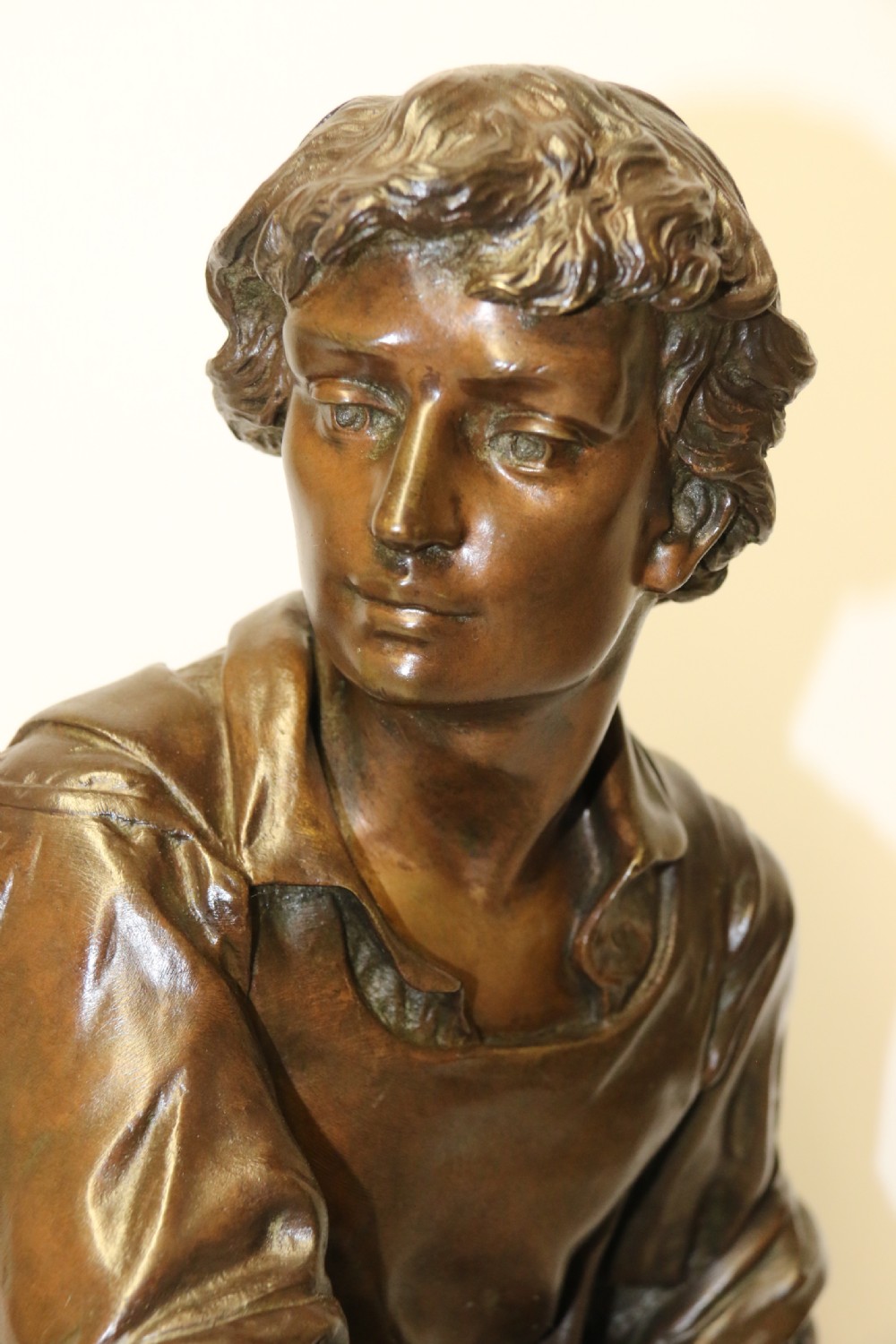 A large 19th c bronze sculpture by Henri Ple  View XVII