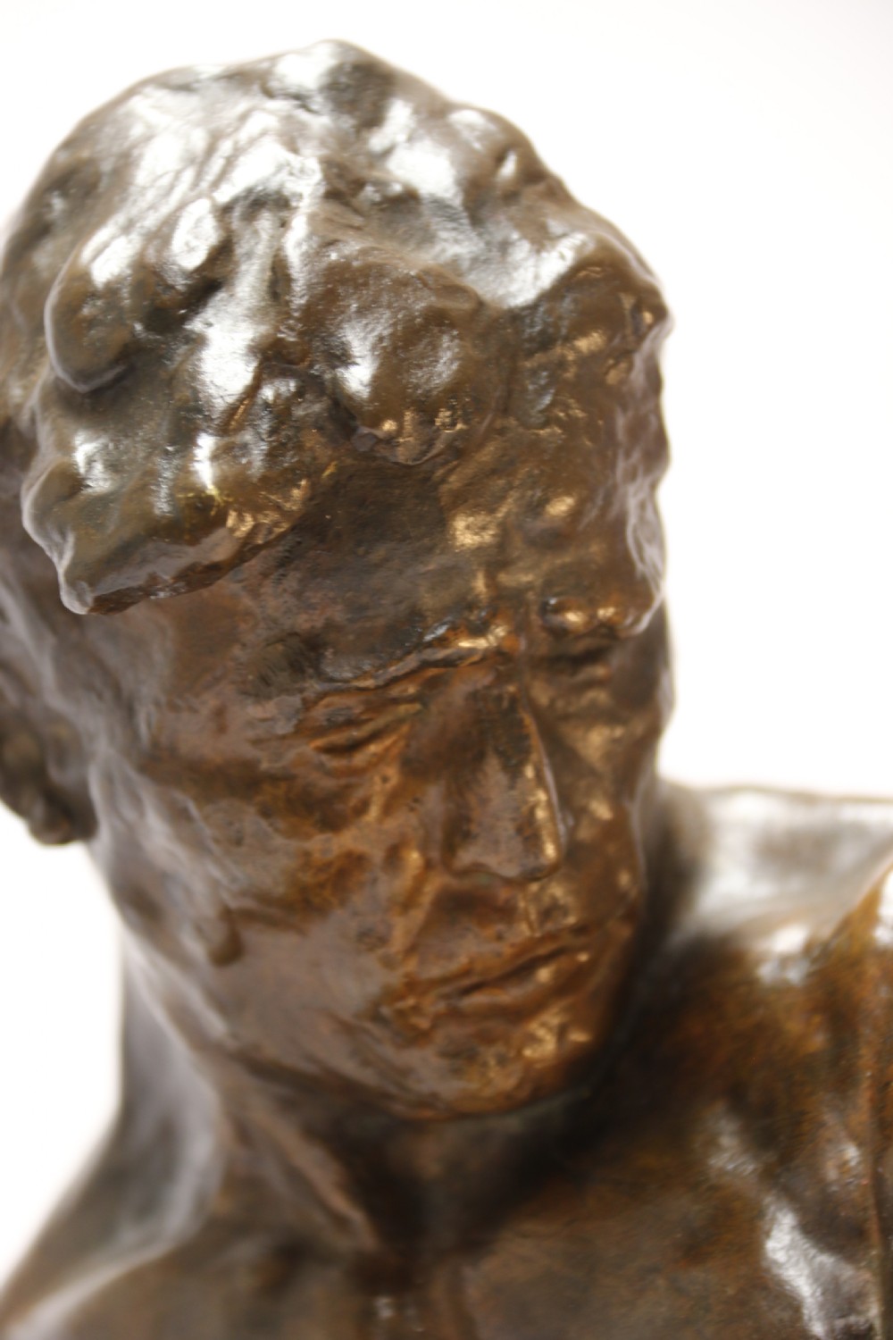A large bronze muscular figure by Demanet, circa 1920 View II