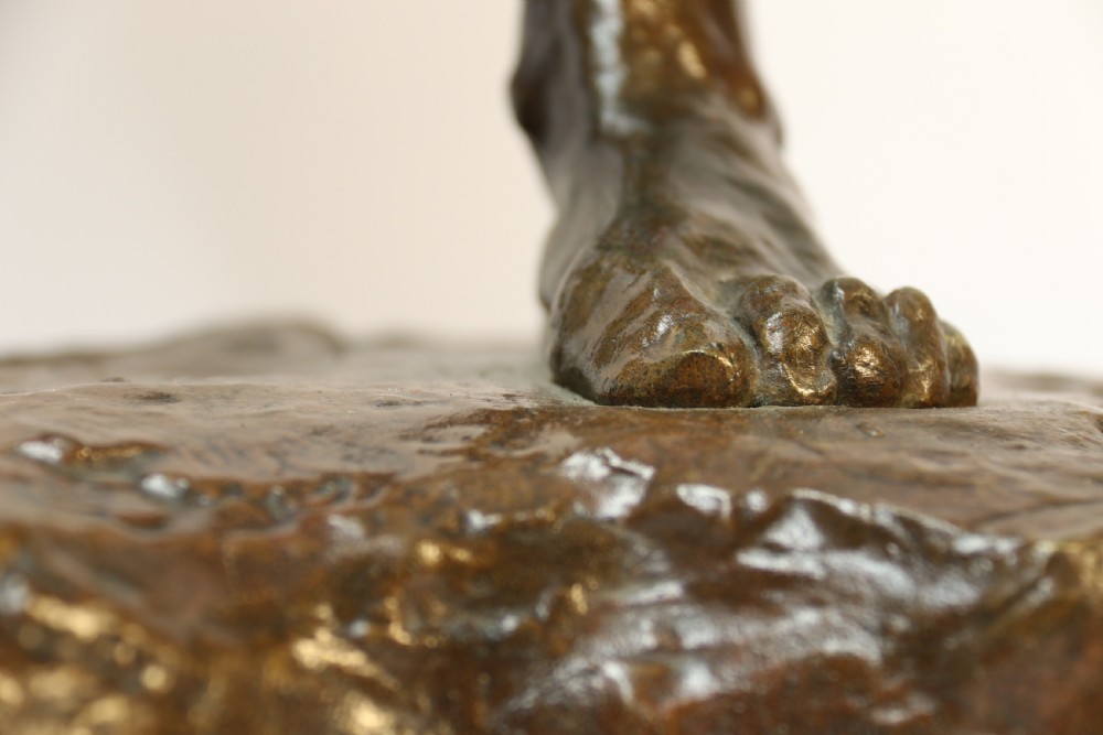 A large bronze muscular figure by Demanet, circa 1920 View III