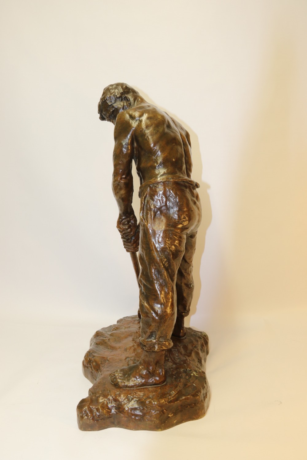 A large bronze muscular figure by Demanet, circa 1920 View VIII