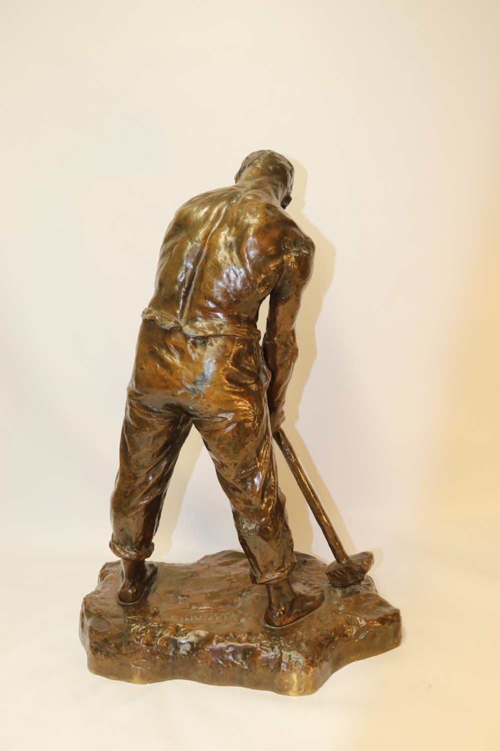 A large bronze muscular figure by Demanet, circa 1920 View IX