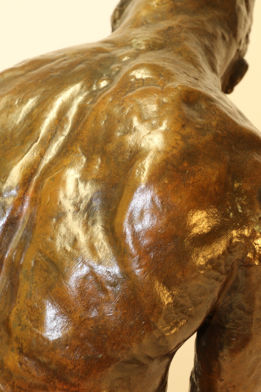 A large bronze muscular figure by Demanet, circa 1920 View X