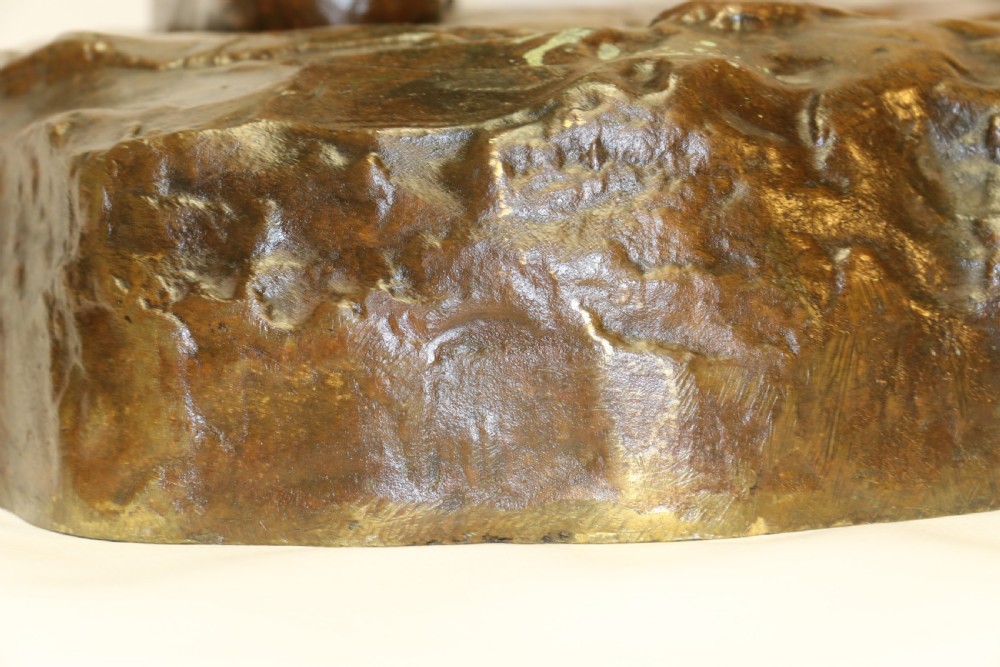 A large bronze muscular figure by Demanet, circa 1920 View XII