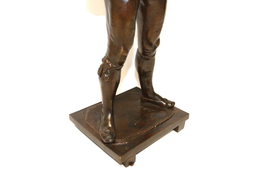 19th century bronze of Robin Hood by Louis Joseph Le Boeuf   View IX