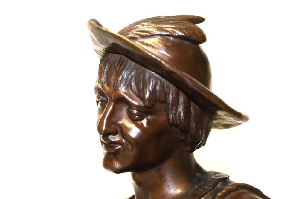 19th century bronze of Robin Hood by Louis Joseph Le Boeuf   View XIII