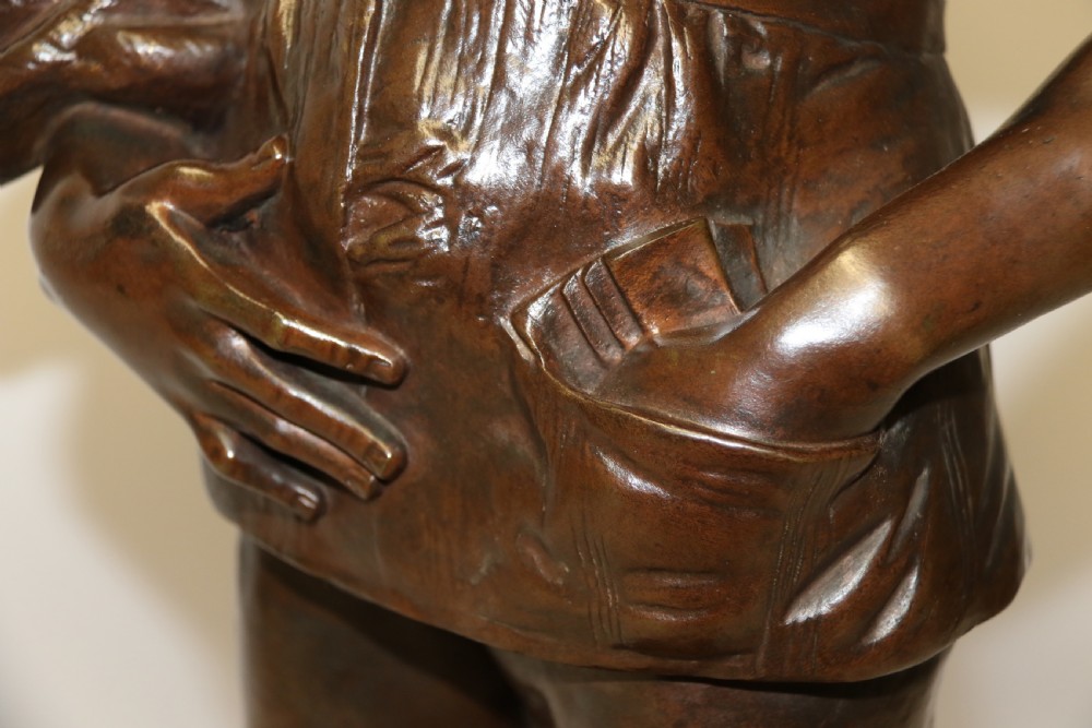 19th century bronze of Robin Hood by Louis Joseph Le Boeuf   View XV
