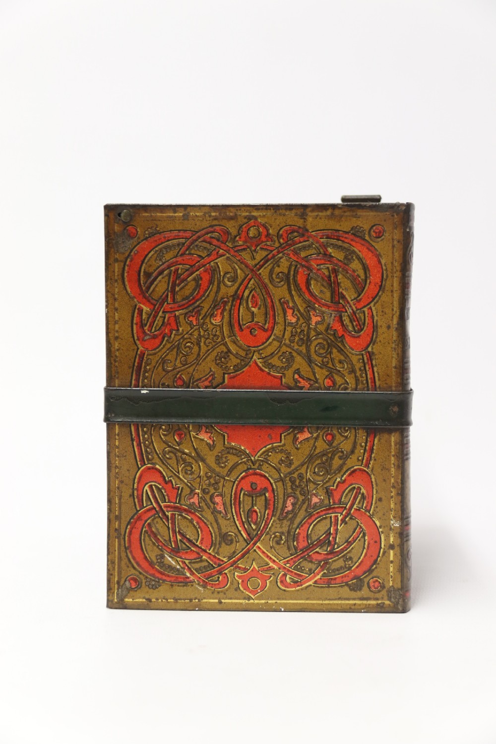 A Victorian Huntley and Palmer Biscuit Tin in the form of a Group of Books View III