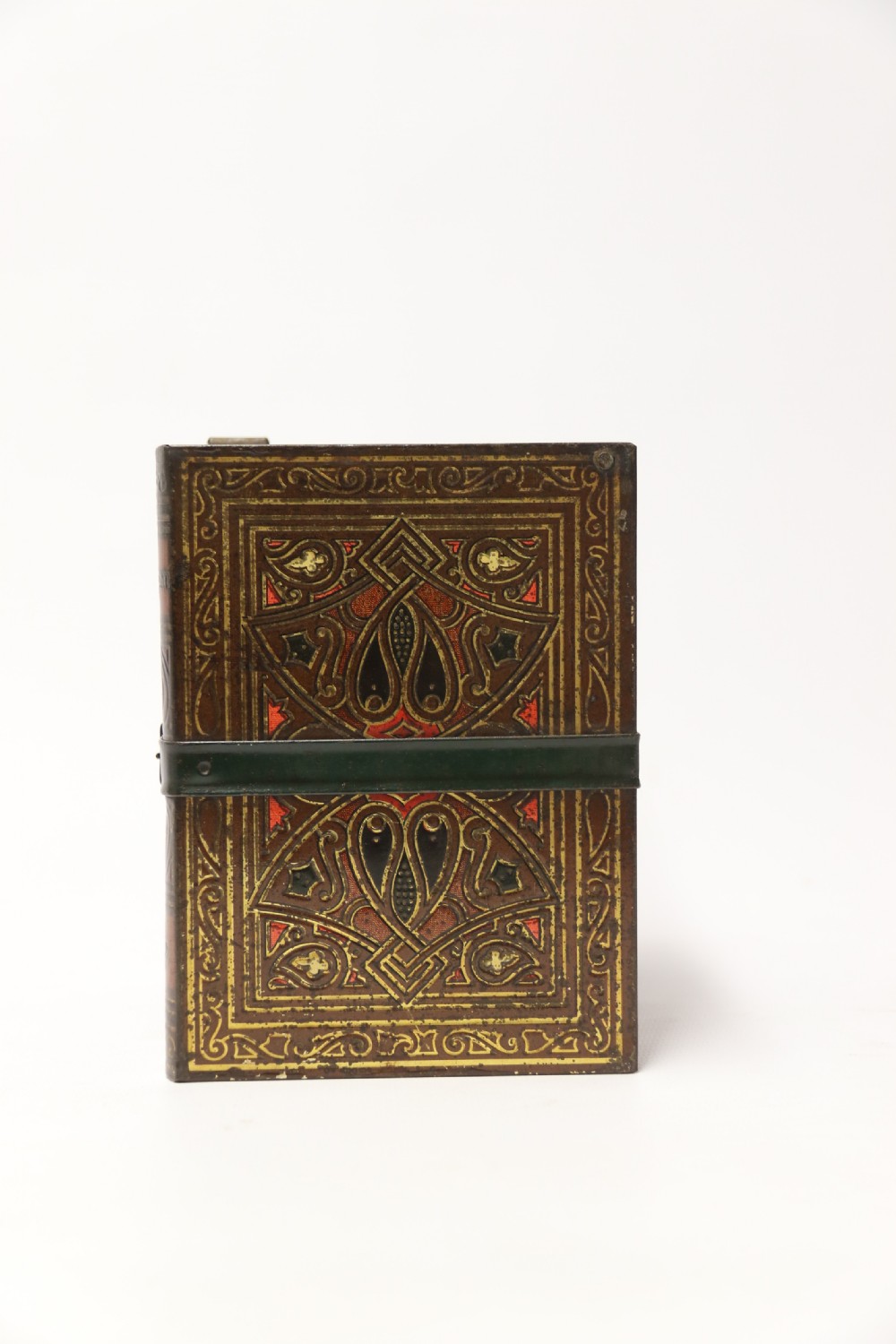 A Victorian Huntley and Palmer Biscuit Tin in the form of a Group of Books View VII