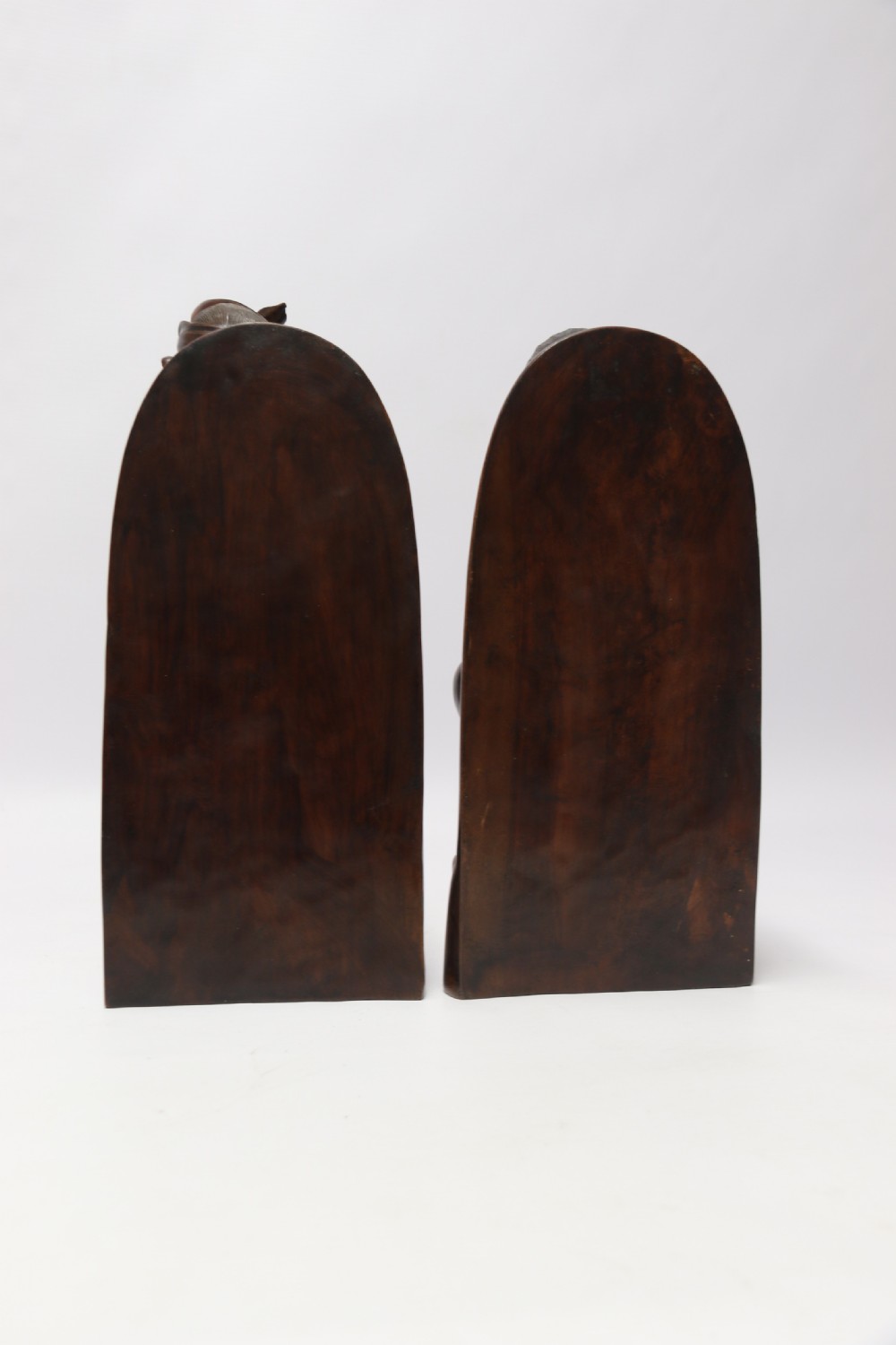 A Fine Pair of Bookends Carved in Hardwood from the Mas Village on the  Island of Bali View IV