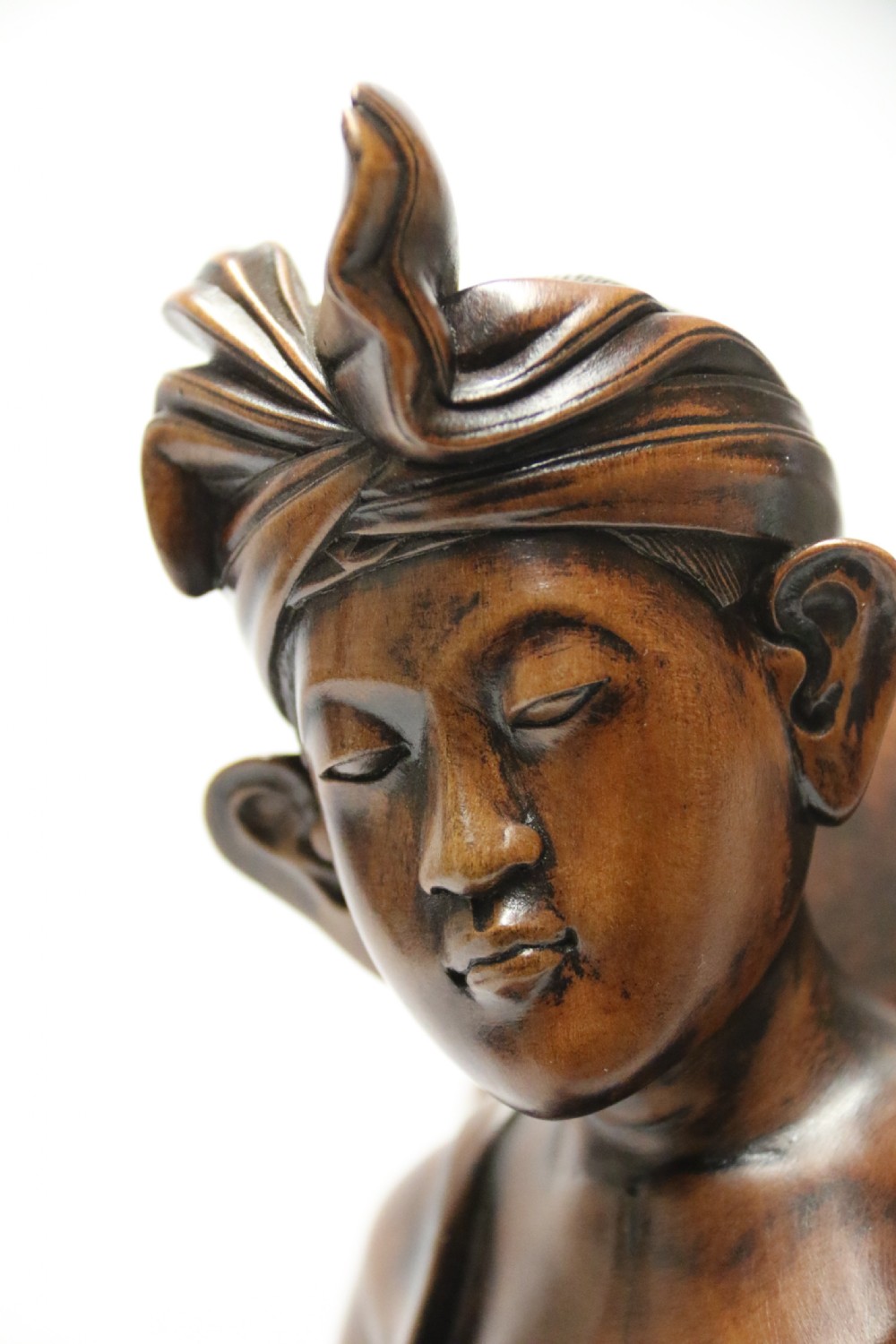 A Fine Pair of Bookends Carved in Hardwood from the Mas Village on the  Island of Bali View VII