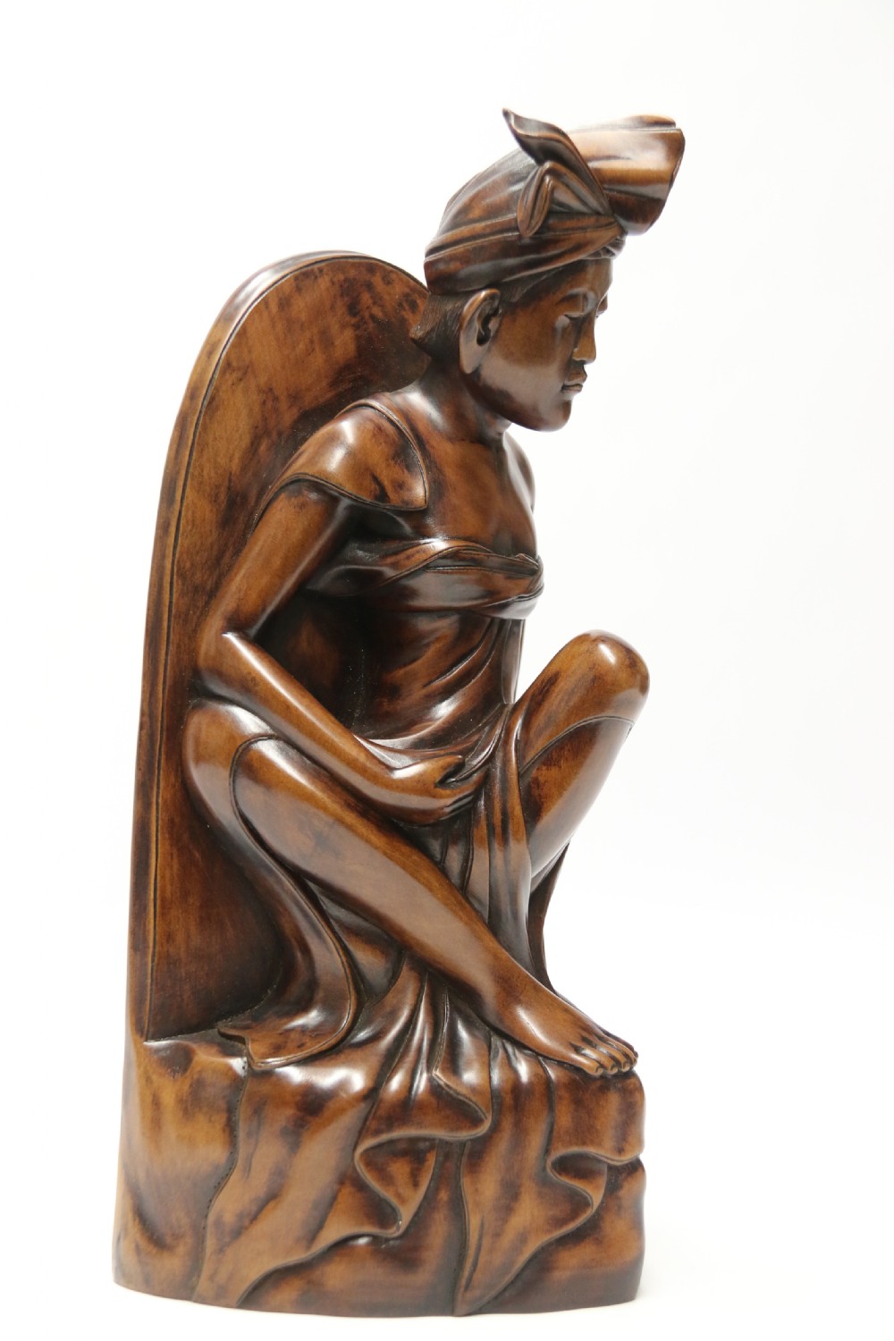 A Fine Pair of Bookends Carved in Hardwood from the Mas Village on the  Island of Bali View XI