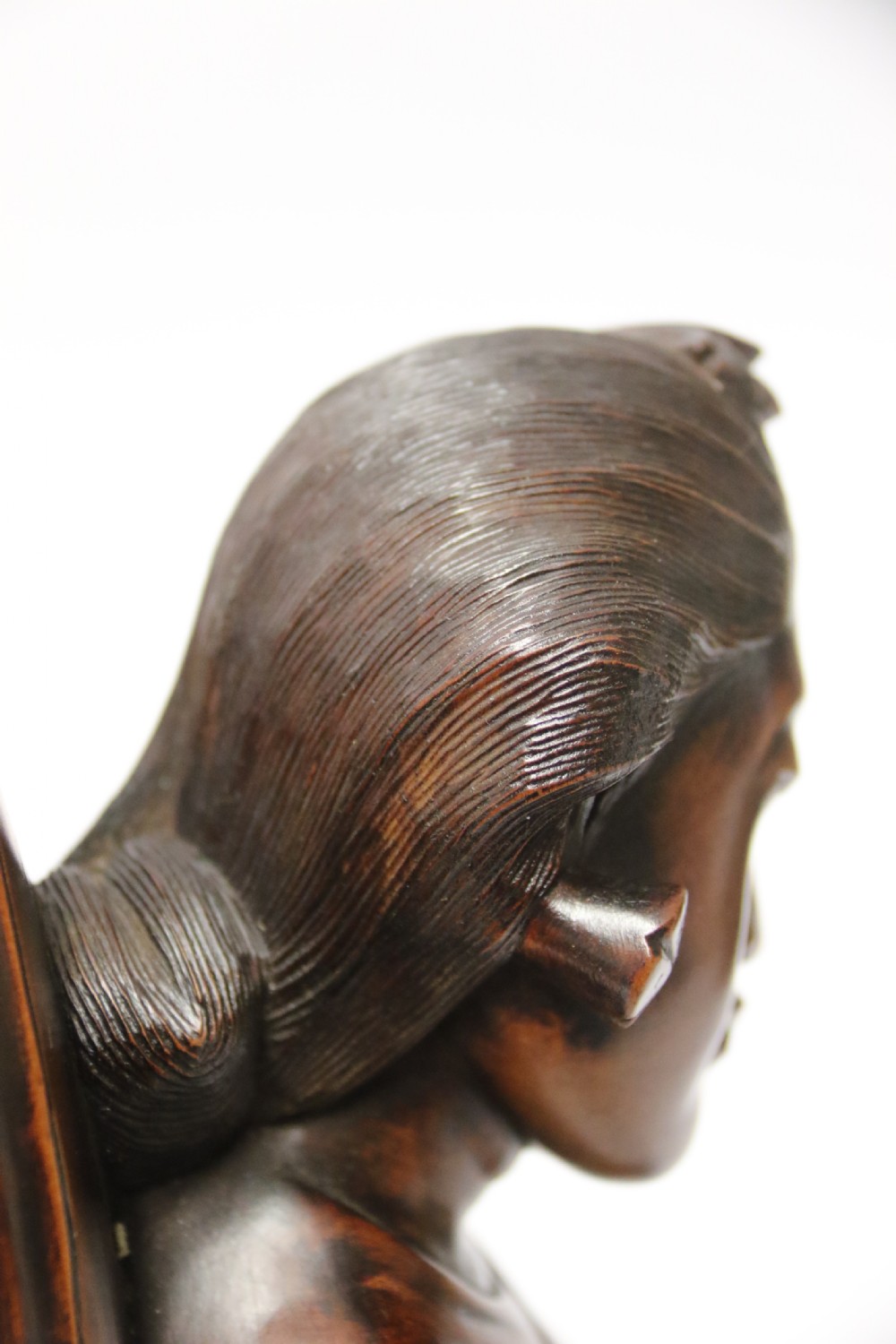 A Fine Pair of Bookends Carved in Hardwood from the Mas Village on the  Island of Bali View XXIV