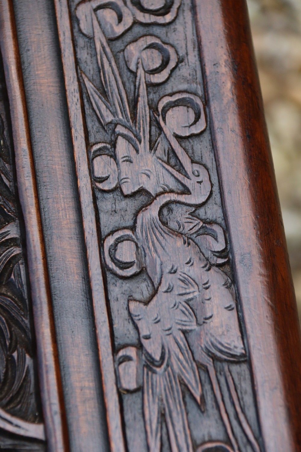 A Superb Chinese Carved Hardwood Chest/Blanket Box View VIII