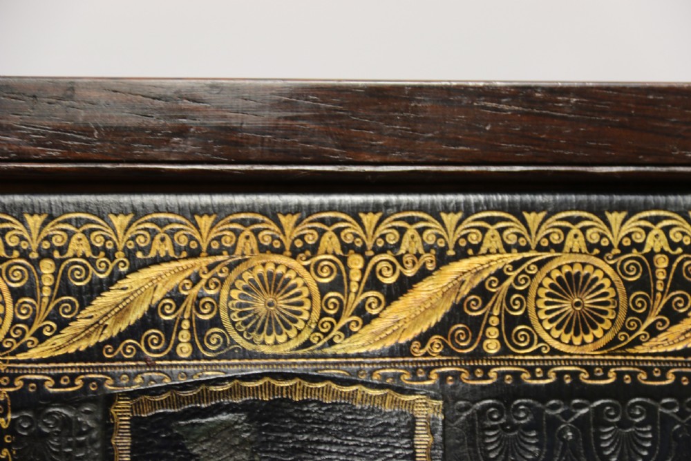 A superb early 19th C gentleman’s brass mounted Campaign Writing Box View V