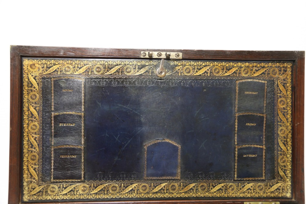 A superb early 19th C gentleman’s brass mounted Campaign Writing Box View VI