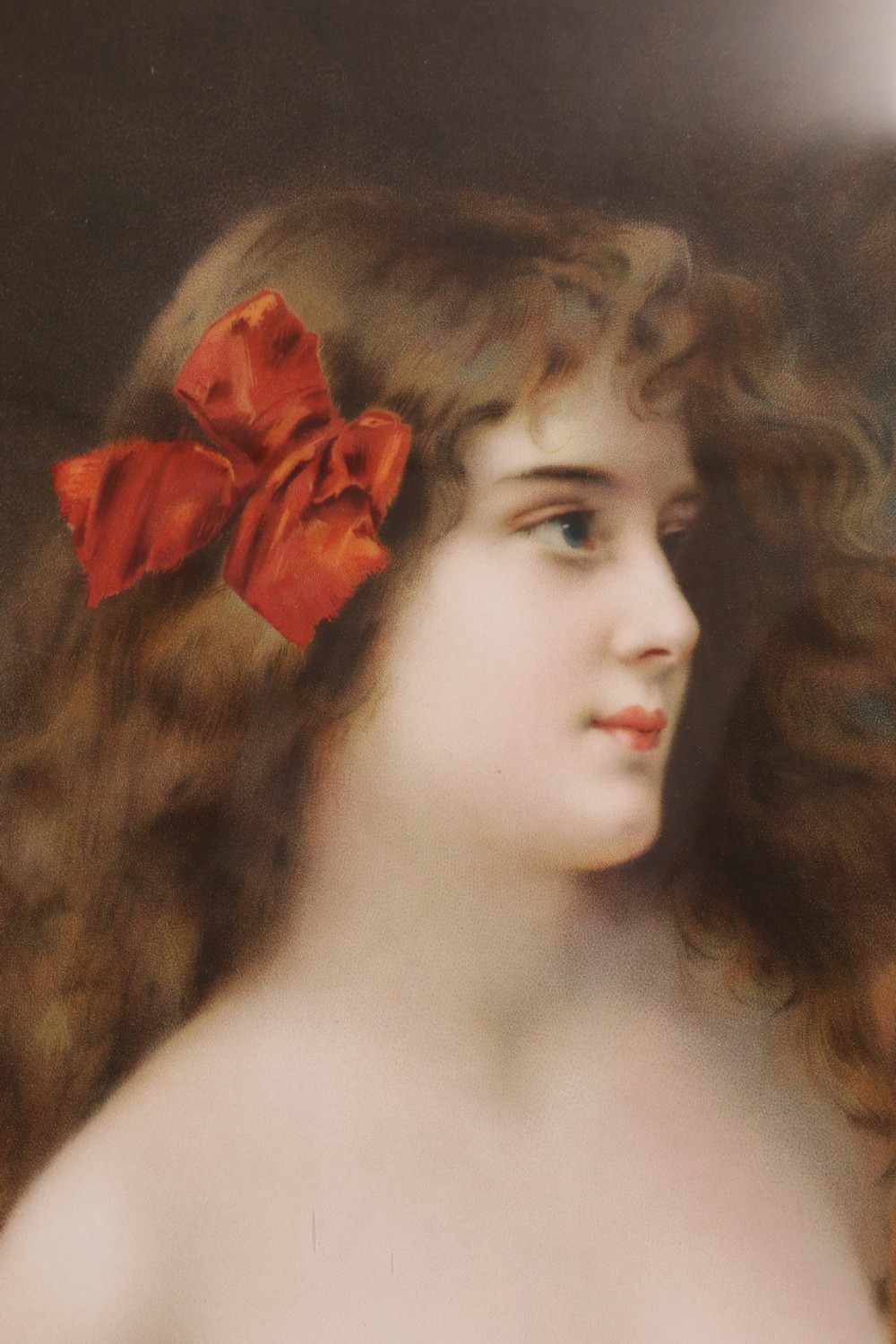 A superb pair of Victorian Angelo Asti Prints of a glamorous young woman. View VI