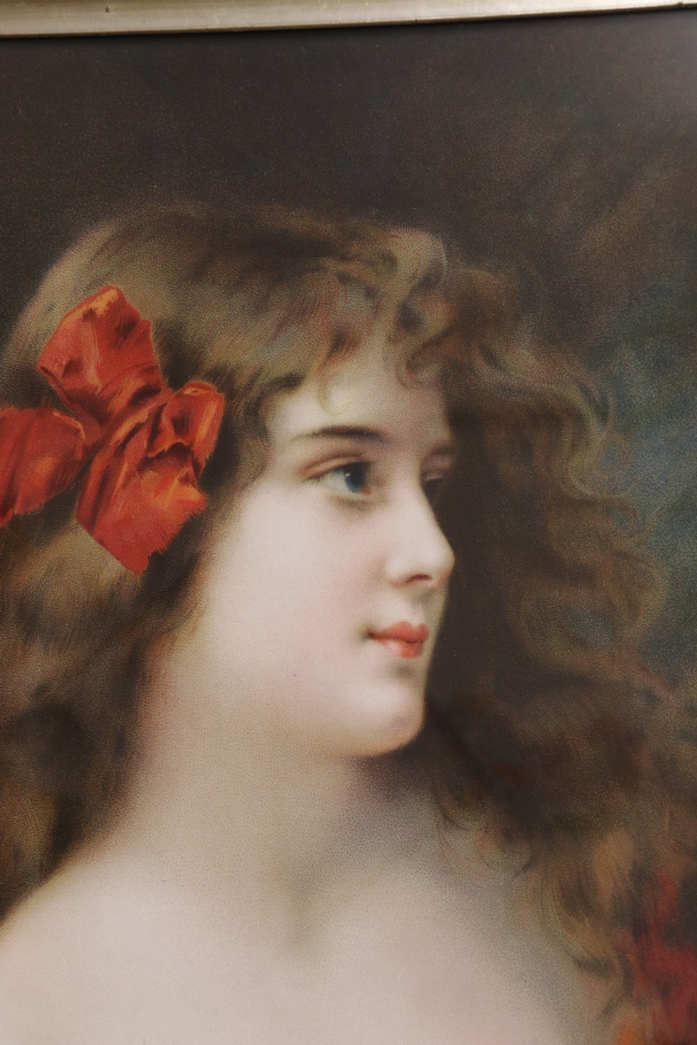 A superb pair of Victorian Angelo Asti Prints of a glamorous young woman. View VIII