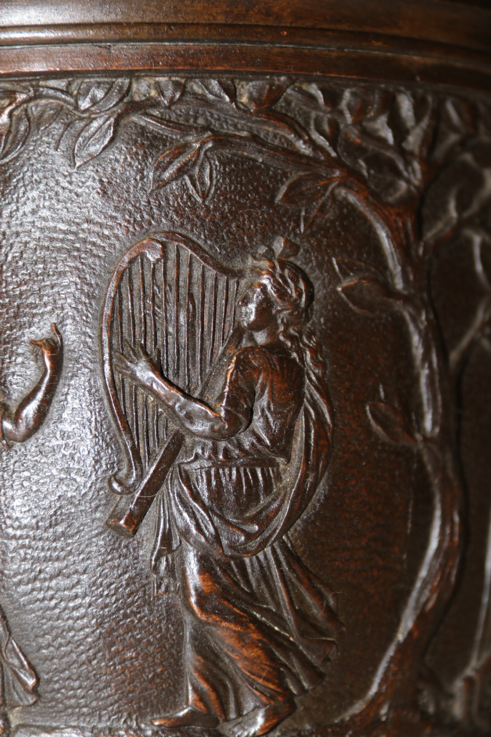 A fine pair of Grand Tour French 19th C Neoclassical Bronze Urns View XIII