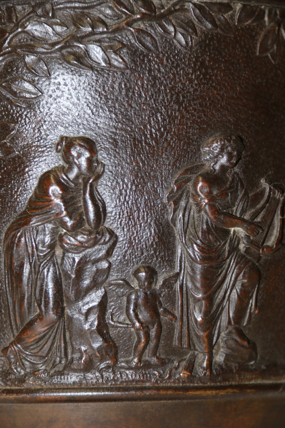 A fine pair of Grand Tour French 19th C Neoclassical Bronze Urns View XIV