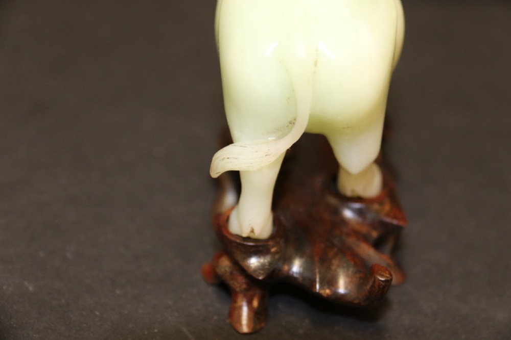 A Chinese hard stone carved water buffalo View VIII