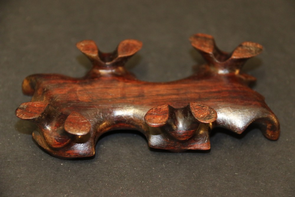 A Chinese hard stone carved water buffalo View X