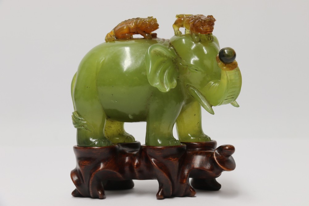 A fine Chinese carved hardstone study of a Elephant

A fine Chinese carved hardstone study of a Elephant

A fine Chinese carved hardstone study of a Elephant View V