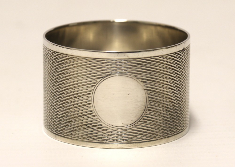 A boxed set of six Silver Napkin Rings, 1919 - 1920 View VI